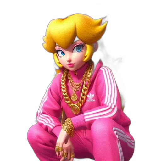 jacket, jewelry, dress, weapon, vaporwave, concept art, pixel art, 3d render transparent PNG cut-out