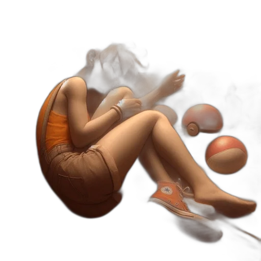 food, concept art, photorealistic, 3d render, fantasy art, earth tones, young, woman transparent PNG cut-out