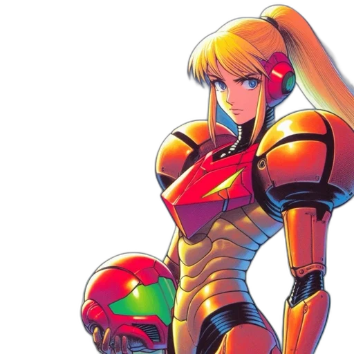 robot, weapon, concept art, anime, pixel art, comic book art, red, colorful transparent PNG cut-out