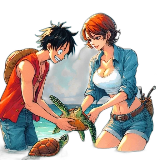 weapon, comic book art, concept art, anime, fantasy art, underwater, fire, beach transparent PNG cut-out