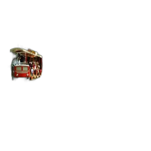 furniture, robot, car, jewelry, pixel art, red, trolley, passengers transparent PNG cut-out