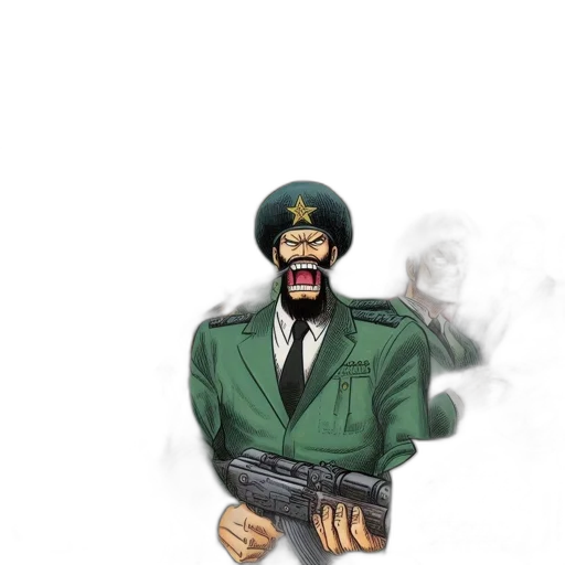 staff, mask, weapon, face, concept art, comic book art, pixel art, anime transparent PNG cut-out