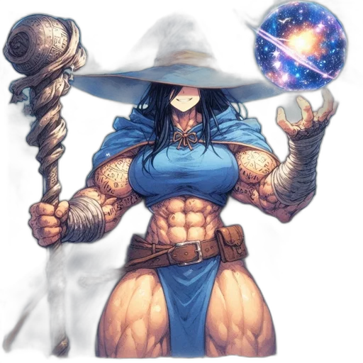 staff, sword, weapon, hat, fantasy art, concept art, pixel art, comic book art transparent PNG cut-out
