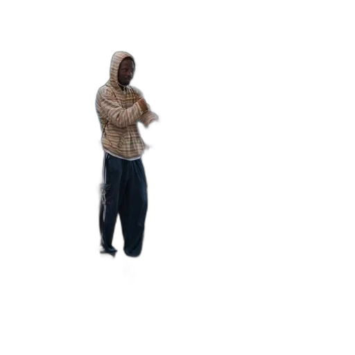 jacket, mask, staff, dress, 3d render, concept art, photorealistic, pixel art transparent PNG cut-out