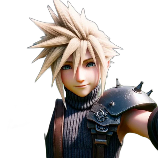 staff, 3d render, concept art, photorealistic, fantasy art, character, dark-clothing, spiky transparent PNG cut-out