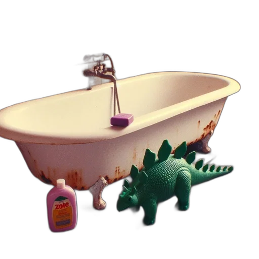 dragon, creature, 3d render, concept art, photorealistic, underwater, antique, bathroom transparent PNG cut-out