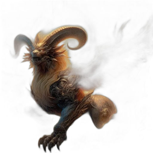 dragon, creature, staff, animal, fantasy art, concept art, photorealistic, 3d render transparent PNG cut-out