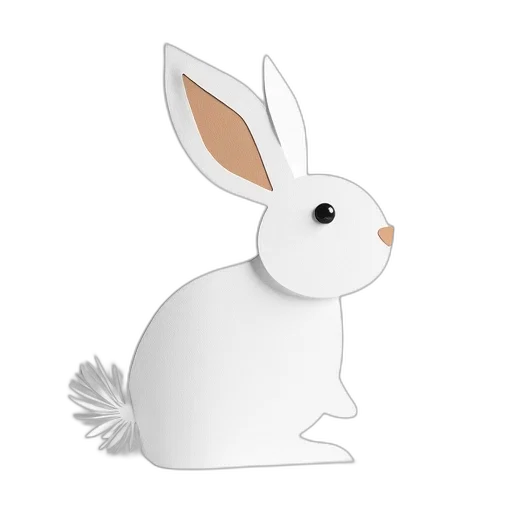 animal, creature, pixel art, photorealistic, 3d render, cartoon, white, paper transparent PNG cut-out