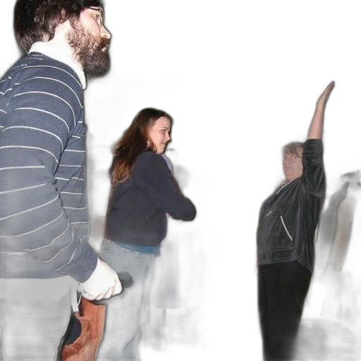 jacket, creature, staff, dress transparent PNG cut-out