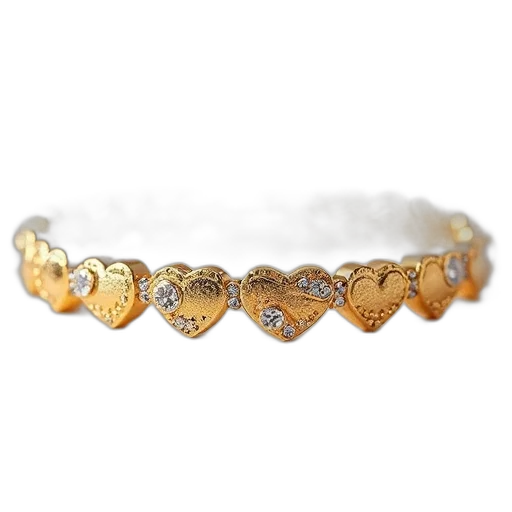 jewelry, crown, 3d render, golden, close-up, image, gold, bracelet transparent PNG cut-out