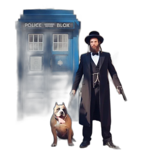 concept art, fantasy art, pixel art, comic book art, outer space, elderly, gentleman, victorian transparent PNG cut-out
