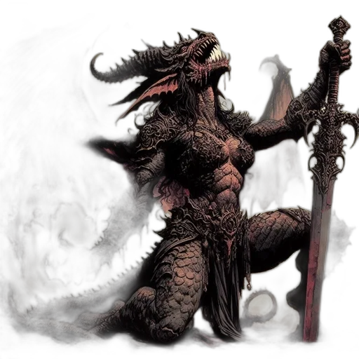 dragon, creature, staff, animal, fantasy art, concept art, comic book art, pixel art transparent PNG cut-out