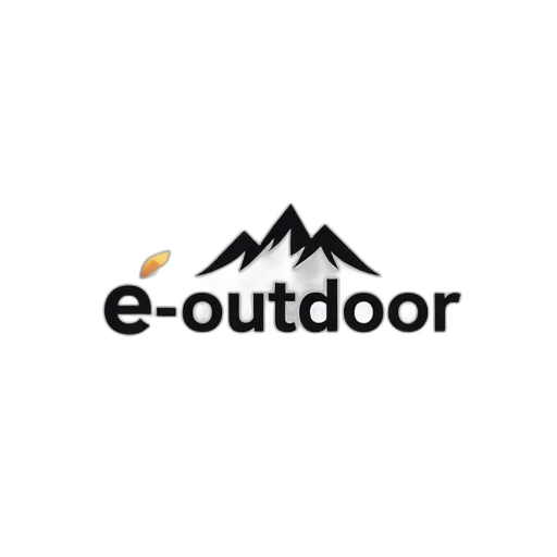 second, image, close-up, logo, e-outdoor, which, stylized, representation transparent PNG cut-out