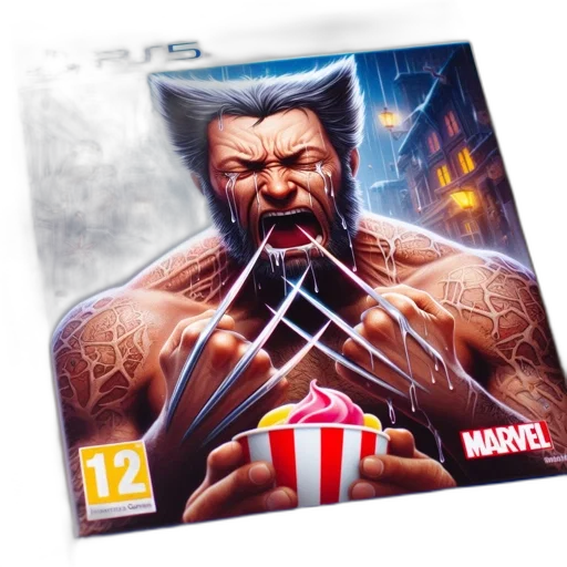 concept art, comic book art, pixel art, 3d render, image, displays, ps5, cover transparent PNG cut-out
