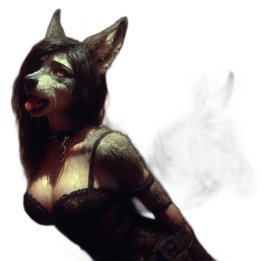 mask, staff, creature, face transparent PNG cut-out