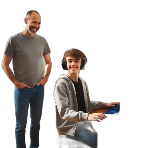 furniture, staff, concept art, 3d render, photorealistic, pixel art, father, his transparent PNG cut-out