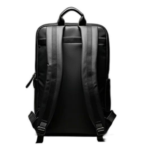 3d render, photorealistic, concept art, back, tumi, backpack, handlebar transparent PNG cut-out