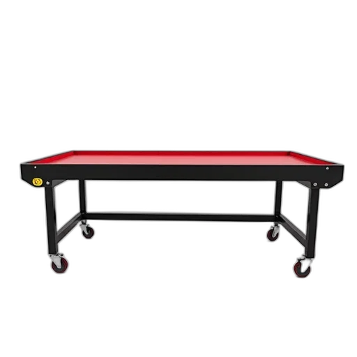 furniture, staff, 3d render, red, black, conveyor, belt, metal transparent PNG cut-out