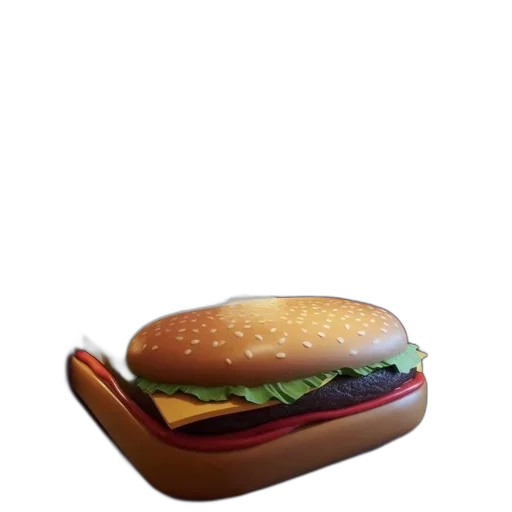 food, animal, furniture, crown, 3d render, photorealistic, concept art, room transparent PNG cut-out