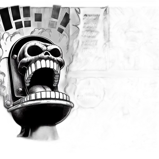 mask, robot, crown, face, concept art, comic book art, 3d render, fantasy art transparent PNG cut-out