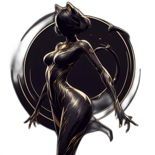 dress, staff, concept art, fantasy art, comic book art, pixel art, dark, golden transparent PNG cut-out