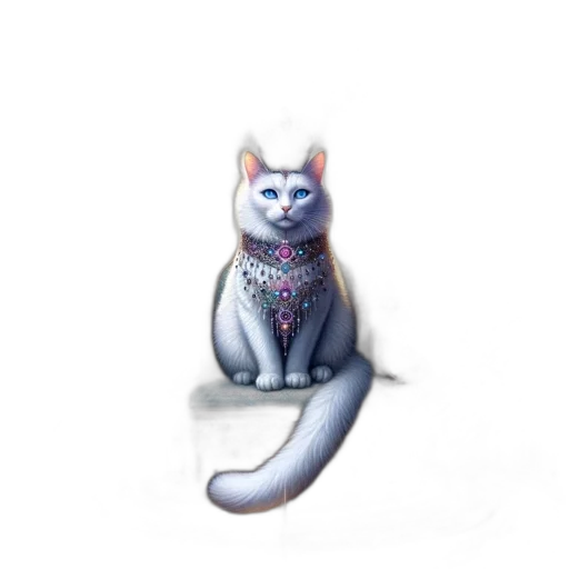 jewelry, staff, animal, creature, pixel art, 3d render, concept art, fantasy art transparent PNG cut-out
