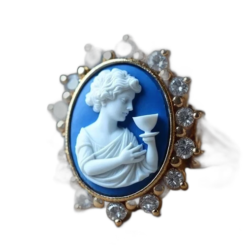 jewelry, crown, 3d render, photorealistic, close-up, view, ring, blue transparent PNG cut-out