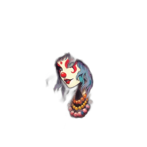 mask, creature, dragon, face, pixel art, 3d render, fantasy art, anime transparent PNG cut-out