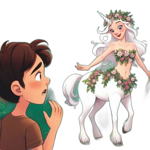 concept art, fantasy art, cartoon, comic book art, forest, fire, underwater, green transparent PNG cut-out