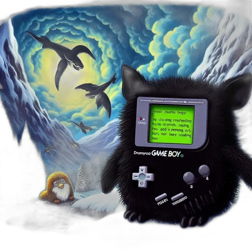 dragon, creature, animal, pixel art, fantasy art, concept art, vaporwave, snow transparent PNG cut-out