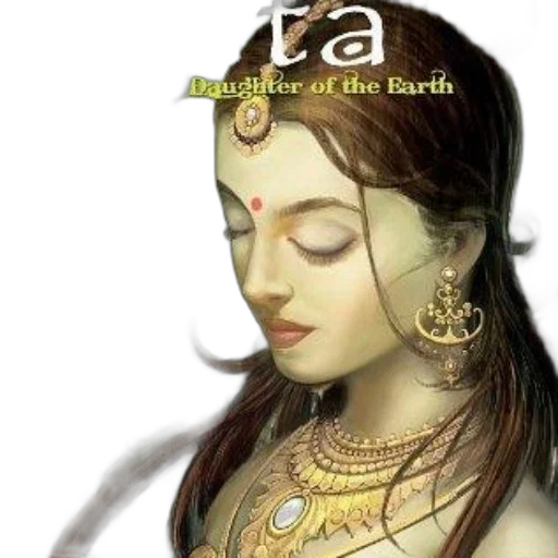 jewelry, pencil sketch, beautifully, illustrated, cover, sita, daughter, earth transparent PNG cut-out