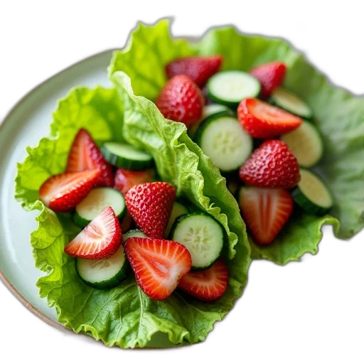 food, two, lettuce, wraps transparent PNG cut-out