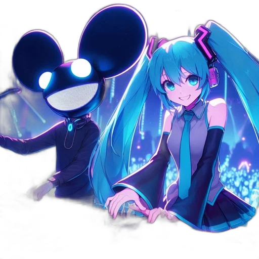 staff, weapon, robot, anime, concept art, cartoon, pixel art, neon lights transparent PNG cut-out