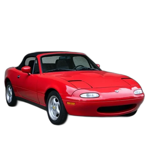 car, animal, weapon, 3d render, photorealistic, red, convertible, sports transparent PNG cut-out