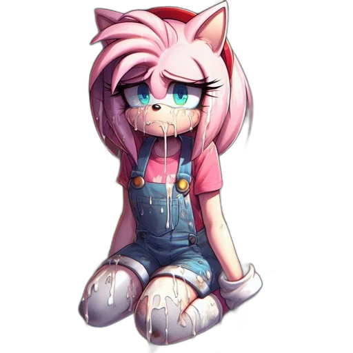 dress, creature, hair, robot, anime, pixel art, cartoon, concept art transparent PNG cut-out