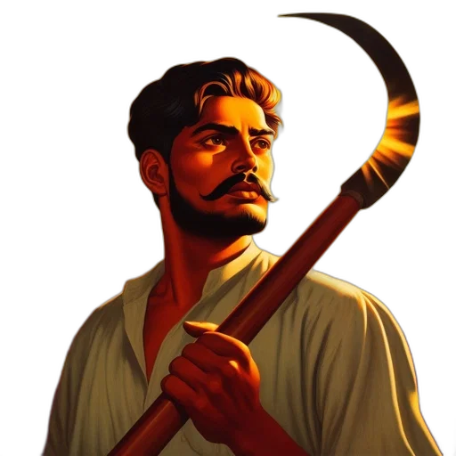 staff, sword, weapon, fantasy art, concept art, comic book art, pixel art, man transparent PNG cut-out