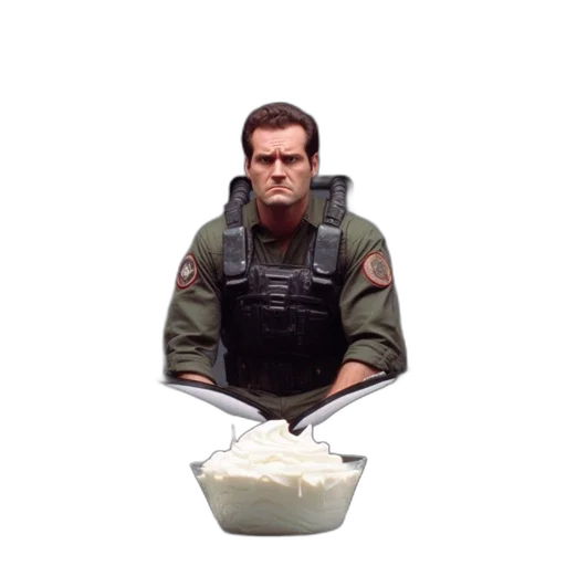 food, jacket, weapon, face, concept art, 3d render, pixel art, outer space transparent PNG cut-out