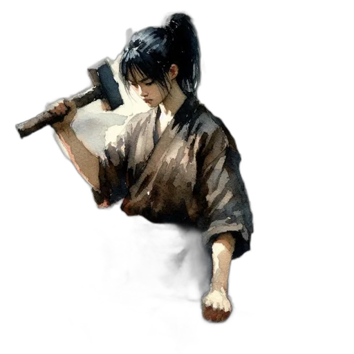 staff, weapon, sword, face, concept art, photorealistic, oil painting, fantasy art transparent PNG cut-out