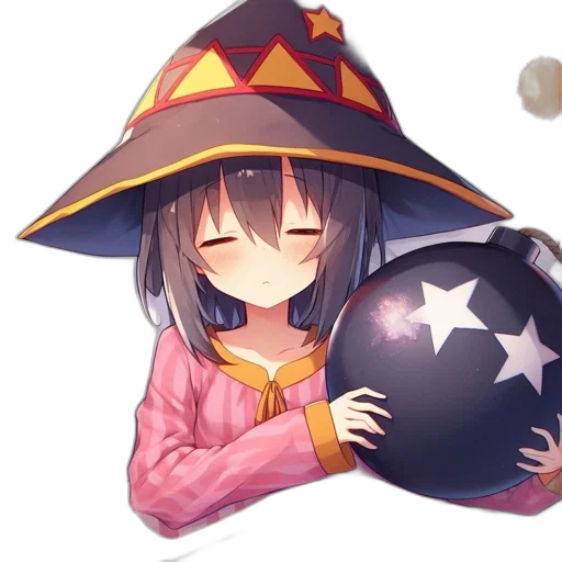 hat, weapon, staff, mask, anime, fantasy art, pixel art, concept art transparent PNG cut-out