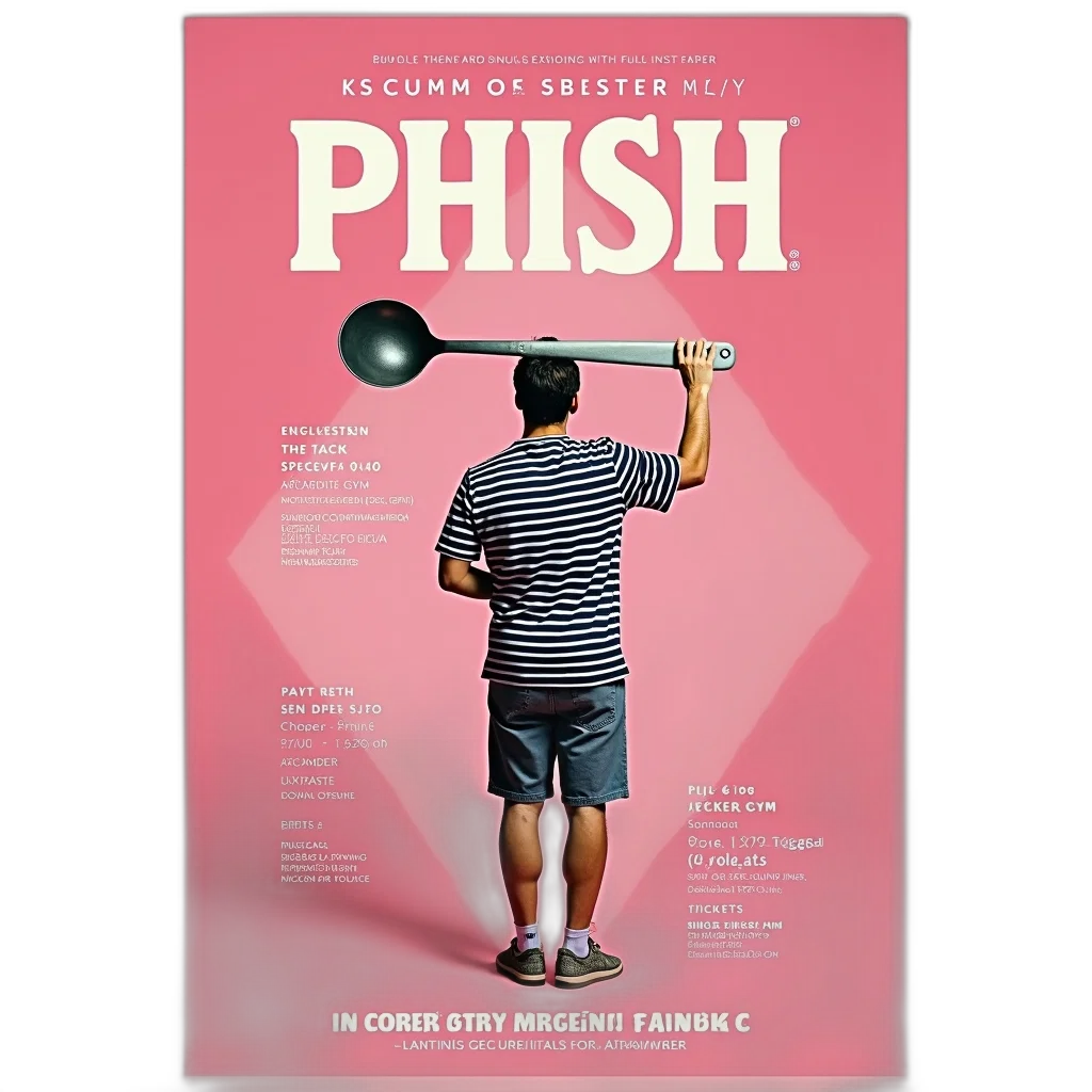 promotional, poster, event, featuring, man, striped, shirt, shorts transparent PNG cut-out