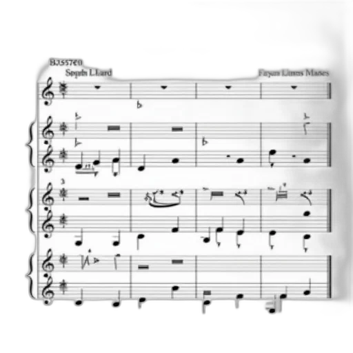 black, white, image, musical, score, title, march, top transparent PNG cut-out