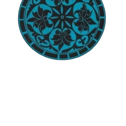 jewelry, umbrella, flower, crown, 3d render, concept art, blue, dark transparent PNG cut-out