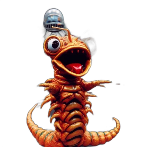 staff, creature, animal, dragon, concept art, pixel art, 3d render, fantasy art transparent PNG cut-out