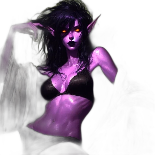 fantasy art, concept art, comic book art, photorealistic, neon lights, dark, neon, monochrome transparent PNG cut-out