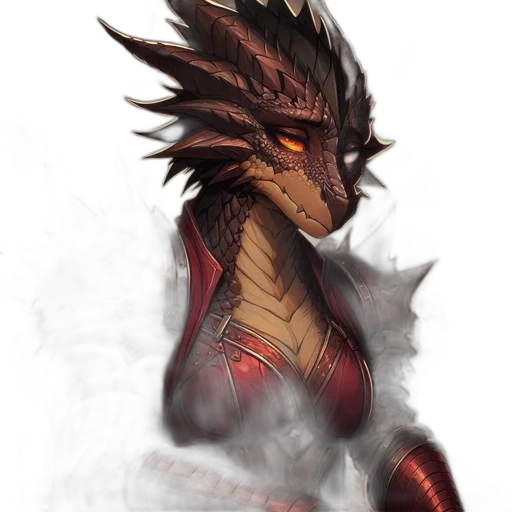 dragon, creature, mask, animal, concept art, fantasy art, comic book art, photorealistic transparent PNG cut-out