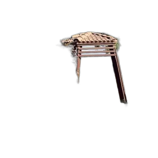 furniture, umbrella, jewelry, staff, 3d render, serene, garden, scene transparent PNG cut-out