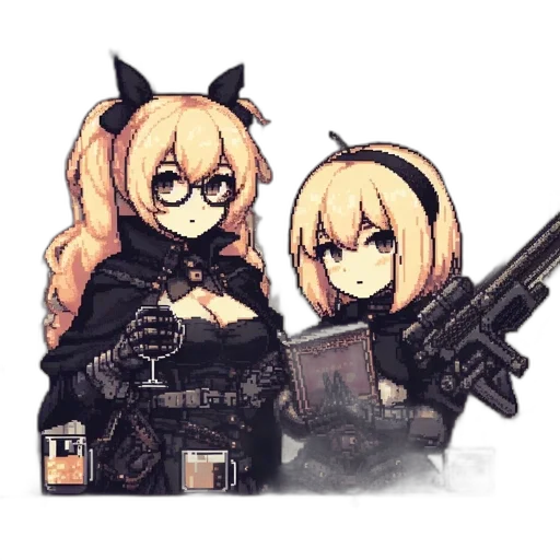 weapon, staff, pixel art, anime, concept art, cyberpunk, dark, monochrome transparent PNG cut-out