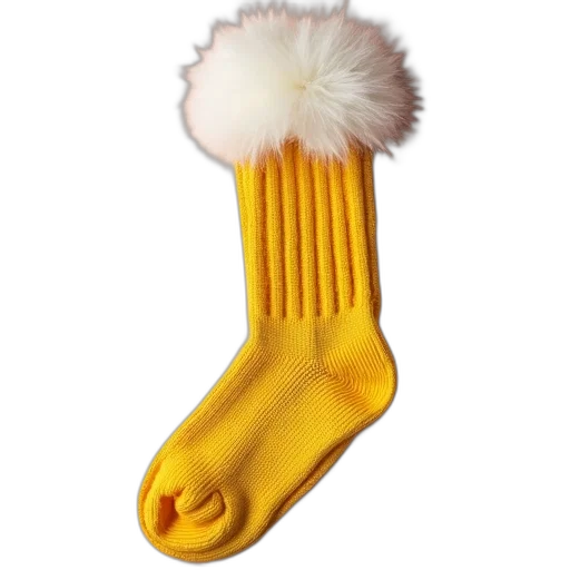 hat, shoes, animal, staff, golden, yellow, knitted, sock transparent PNG cut-out