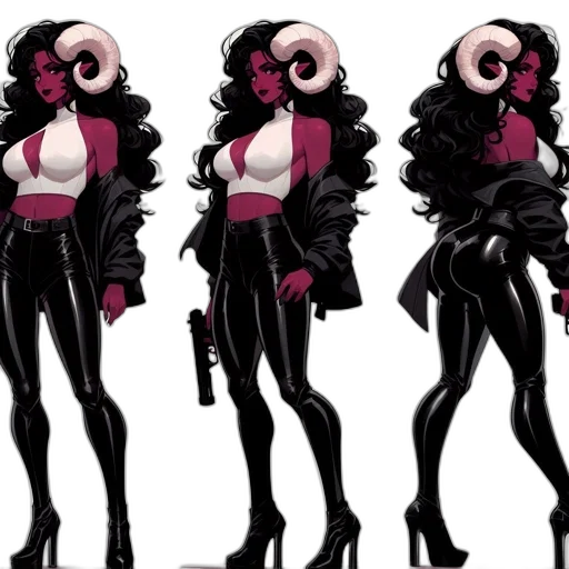 concept art, comic book art, fantasy art, cartoon, dark, red, monochrome, neon transparent PNG cut-out