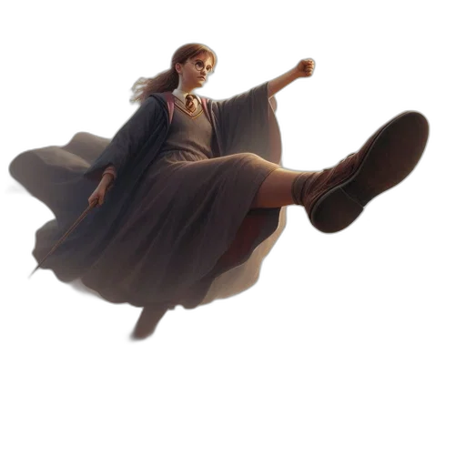 shoes, staff, creature, umbrella, concept art, 3d render, fantasy art, photorealistic transparent PNG cut-out